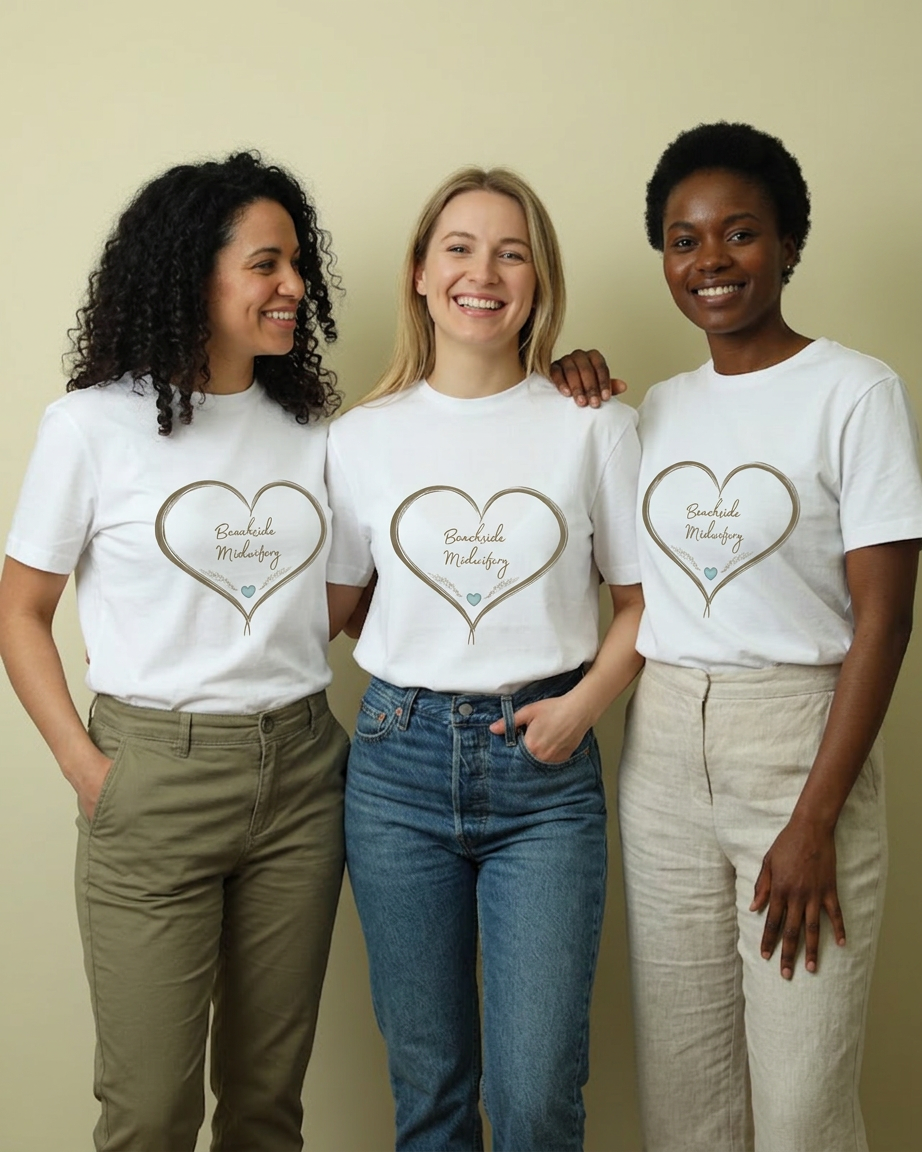 'Beachside Midwifery' T-Shirt