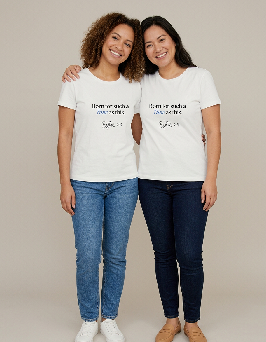 'Born For Such A Time As This' Softstyle T-Shirt