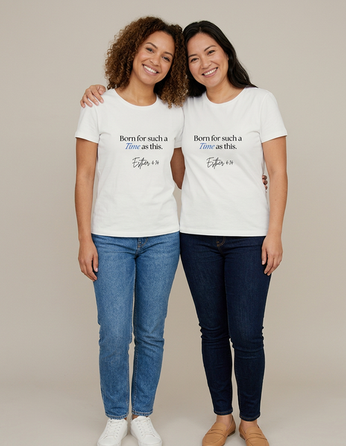 'Born For Such A Time As This' Softstyle T-Shirt