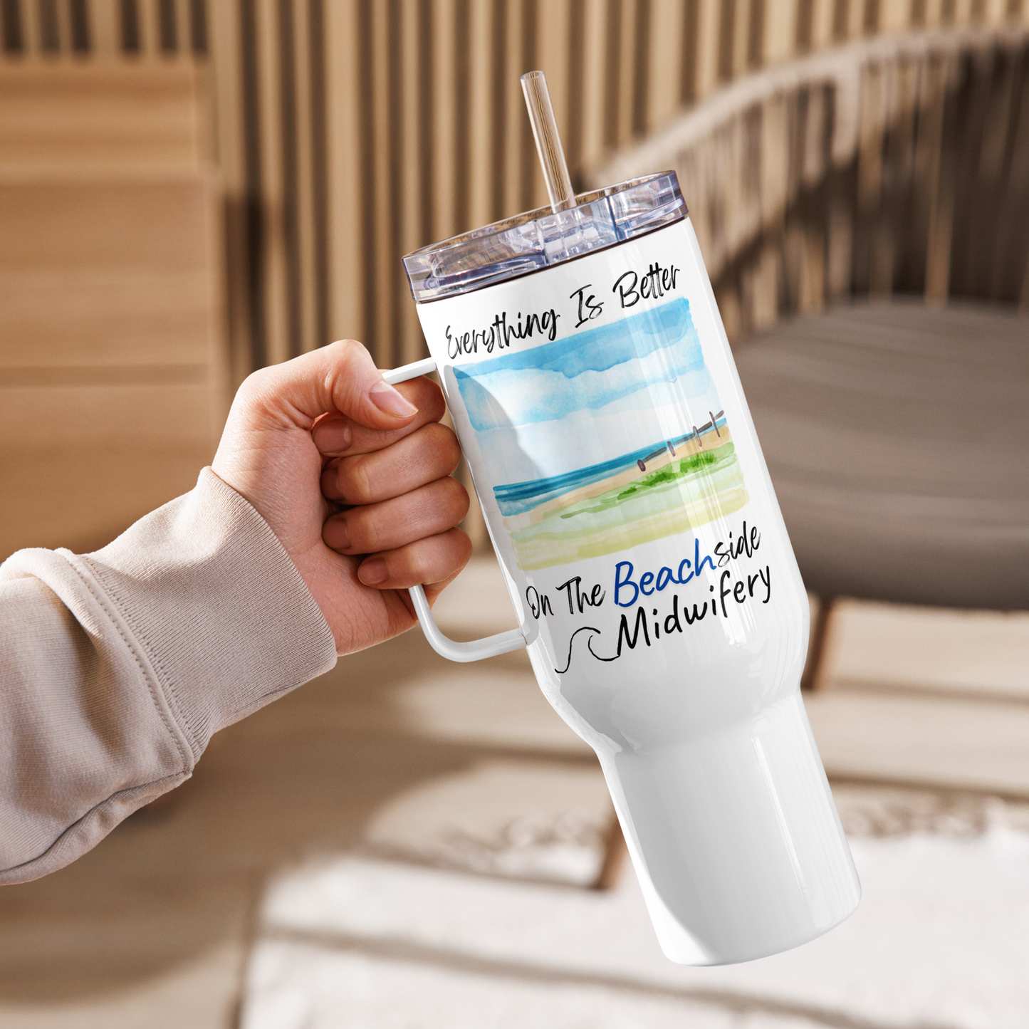 Beachside Travel Tumbler